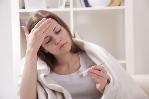 Mulher com febre