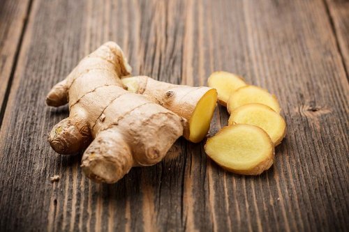 Gengibre para condimentar os vegetais
