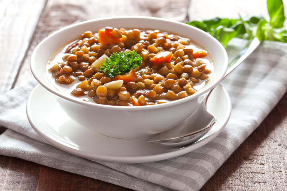 Sopa de lentilhas