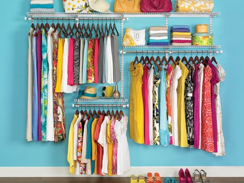 Roupas organizadas