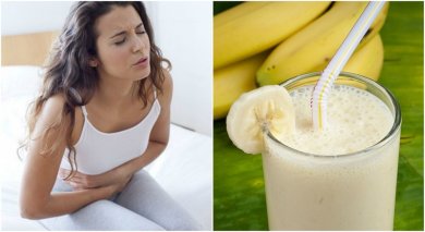 Vitamina de batata e banana para úlceras estomacais