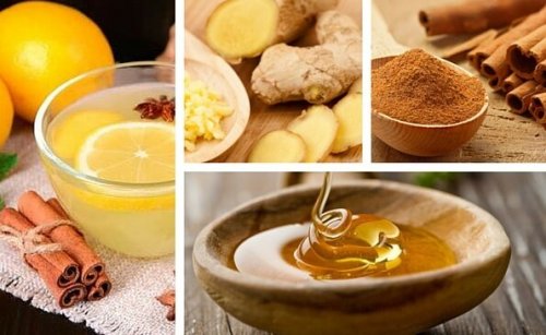 Bebida curativa de canela e gengibre para combater a tosse