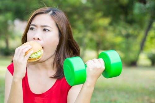 Se eu me exercitar... depois posso comer o que quiser?