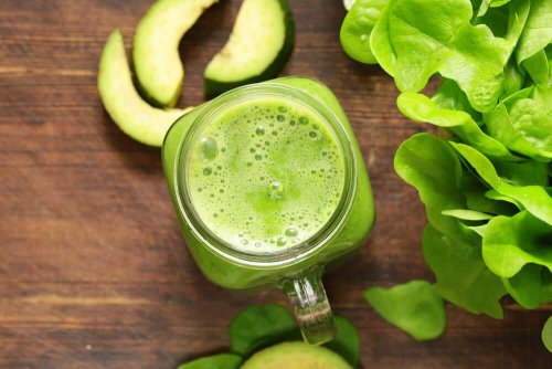 Batida verde para queimar gordura