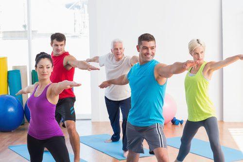 Exercícios em grupo