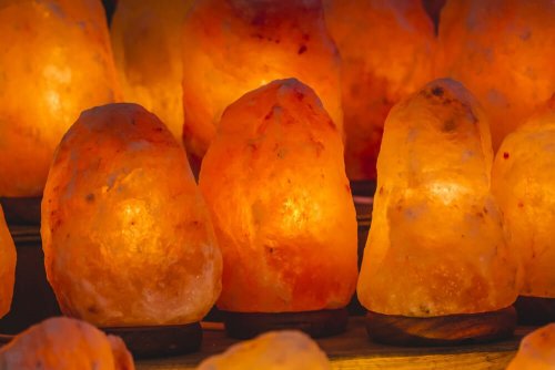 Luminárias de sal