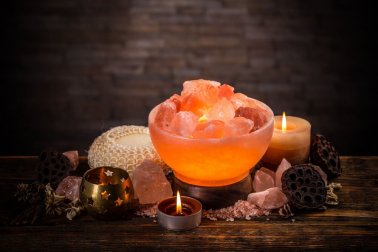 5 benefícios das luminárias de sal