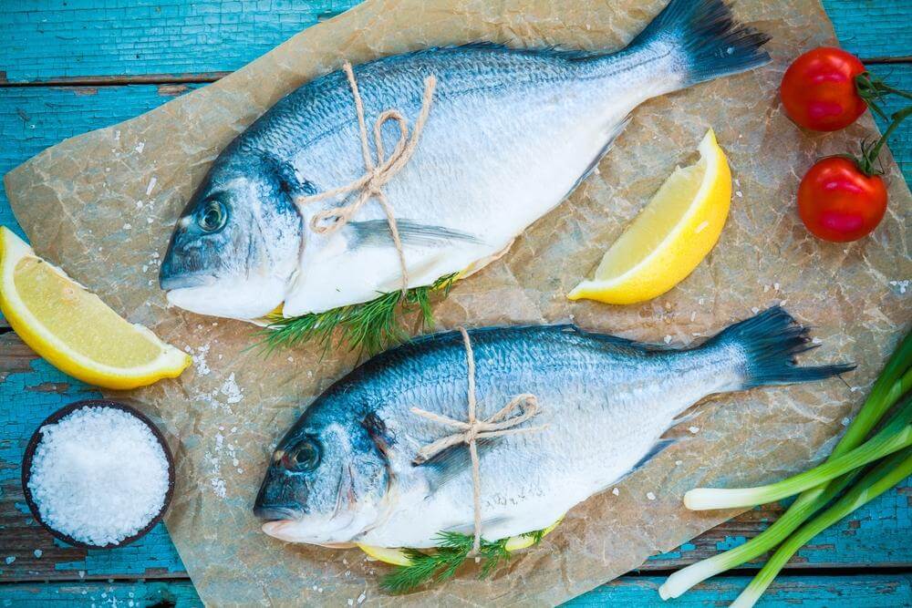 Peixes azuis