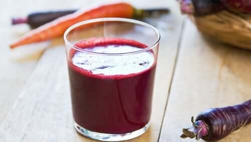 Suco três sabores