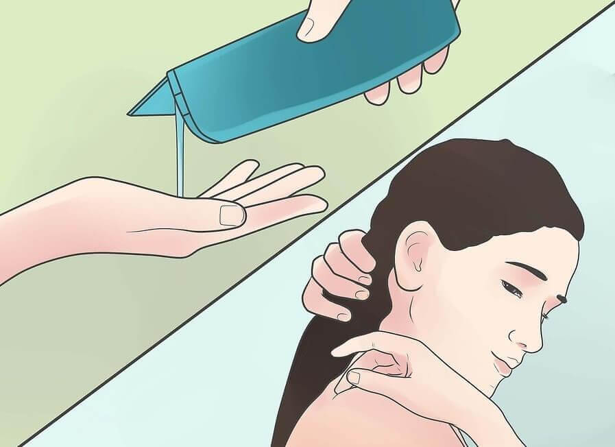 Xampu natural contra a queda de cabelo