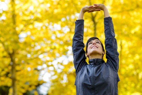para um correto alongamento muscular para os braços