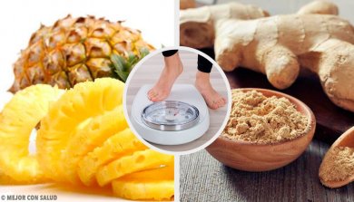 Vitamina de abacaxi e gengibre para perder peso