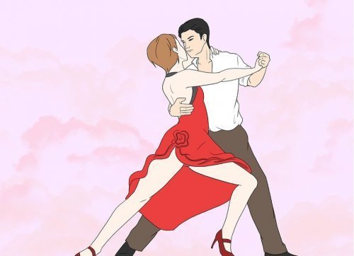 Casal dançando tango