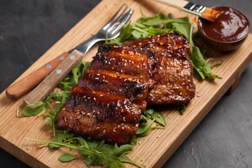 Costelinhas caramelizadas com mel