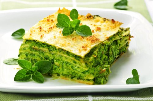Lasanha de espinafre