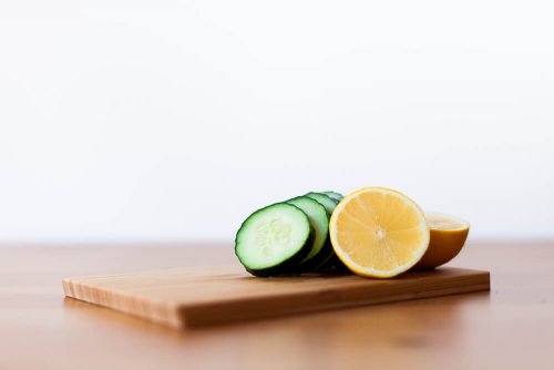 Suco de pepino e limão