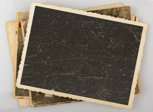 Molduras de fotos na decoração vintage