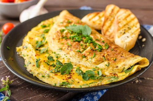 Omelete de espinafre
