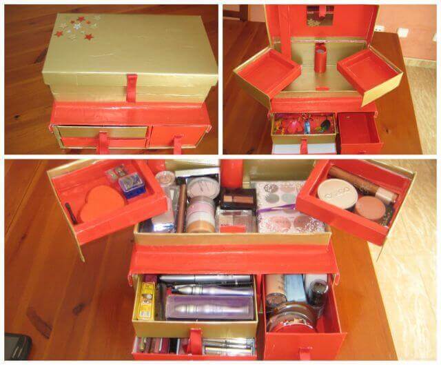 Organizador de maquiagem