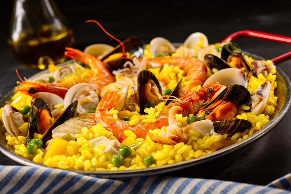 Paella "mar e terra"