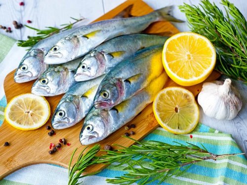 Peixes azuis