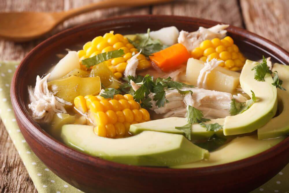 Receita tradicional de ajiaco