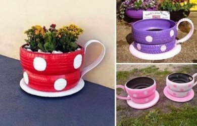 5 maneiras diferentes de reciclar pneus