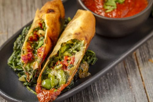 Rolinhos de espinafre