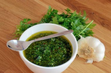 Receita caseira de chimichurri