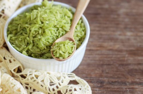Receita deliciosa de arroz verde