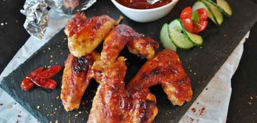 Asinhas de frango assadas