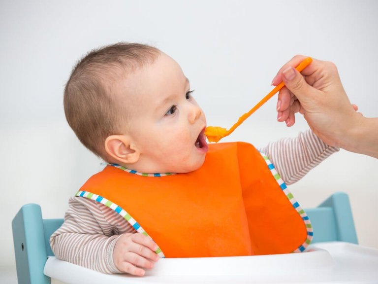 Benefícios de dar papinhas de frutas para os bebês