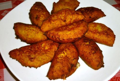Banana da terra frita