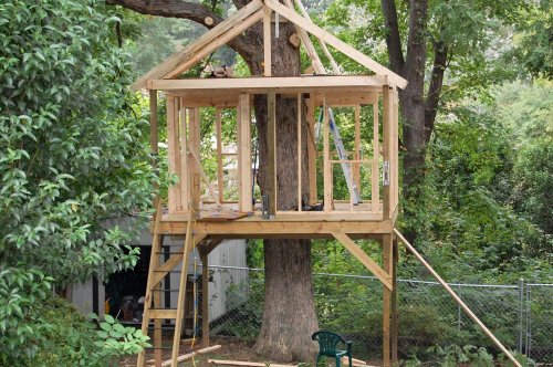 Como construir uma casa na árvore para as crianças