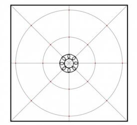 Começo de desenho de mandala