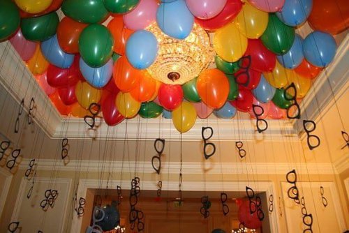 Decoração original para um aniversário