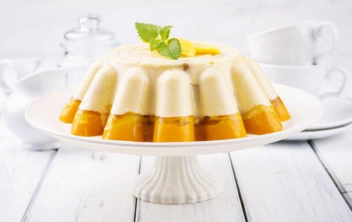 Receita de gelatina com manga