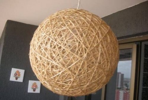 Luminária diferente