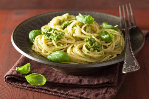 Pode preparar macarrão ao pesto