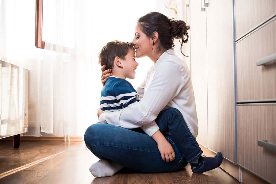 Um bom relacionamento entre mãe e filho