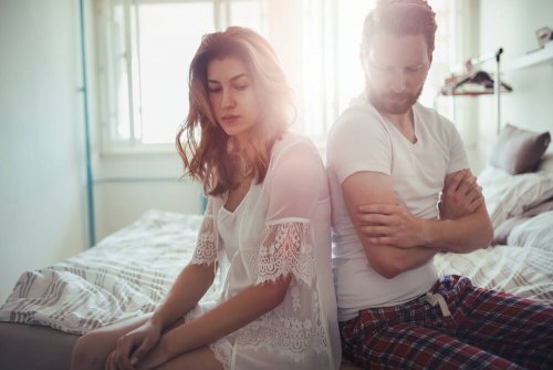 Casal com problemas emocionais