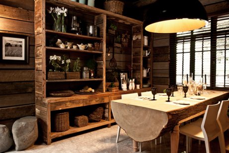 Decoração rústica