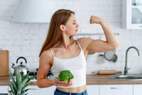 Força: comer vegetais e frutas