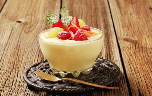 Prepare um delicioso pudim de frutas