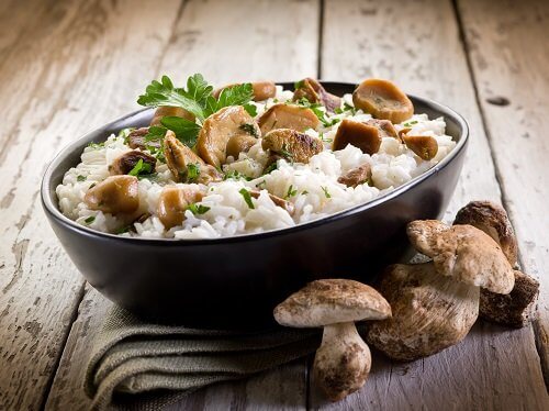 Preparar o arroz em forma de risoto