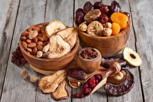 Oleaginosas e frutas secas