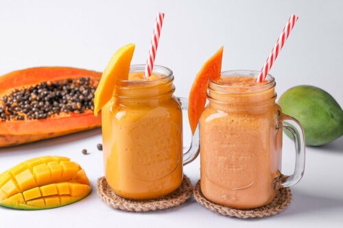 Shake de mamão e banana, um clássico