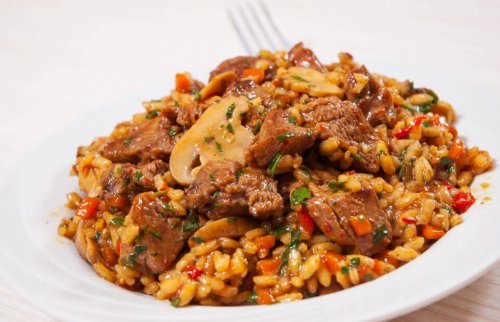 Receita de arroz chinês com frango e mel
