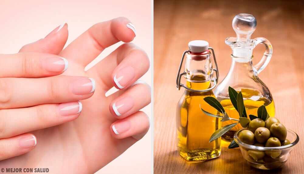 Azeite de oliva para unhas fracas