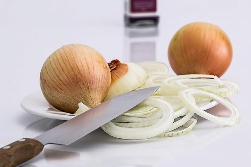 Cebola cortada
